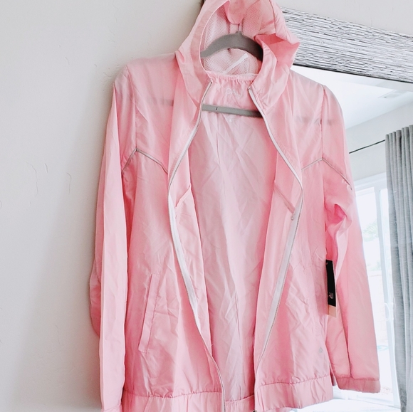 light pink windbreaker